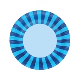 Papieren bordjes donker blauw