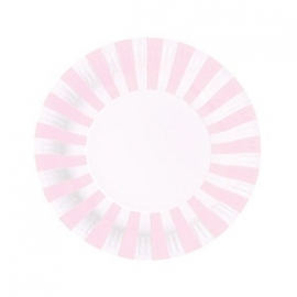 Papieren bordjes roze