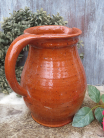 VERKOCHT Oude Provencaalse terracotta kan waterkan - 23 cm