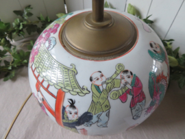 VERKOCHT Oude Chinese porseleinen lampvoet