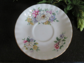 VERKOCHT Heren kop en schotel Royal Albert, Summertime Series, Sherborne
