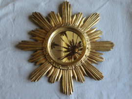 Oude gouden zonnespiegel - Italy 1960 - 45 cm