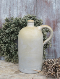 VERKOCHT Oude Franse gres kruik 2 liter - 25 cm hoog
