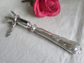 VERKOCHT Oude verzilverde manche a gigot / pince à gigot