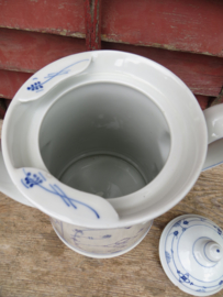 Grote koffiekan koffiepot saks blauw