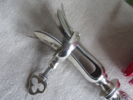 VERKOCHT Oude verzilverde manche a gigot / pince à gigot