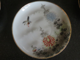 Oud Japans Kutani porseleinen theeservies - 6-persoons