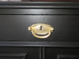 VERKOCHT Antiek brocante Hongaars kastje meidenkast zwart