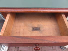 VERKOCHT Antiek Frans mahonie houten nachtkastje po kastje