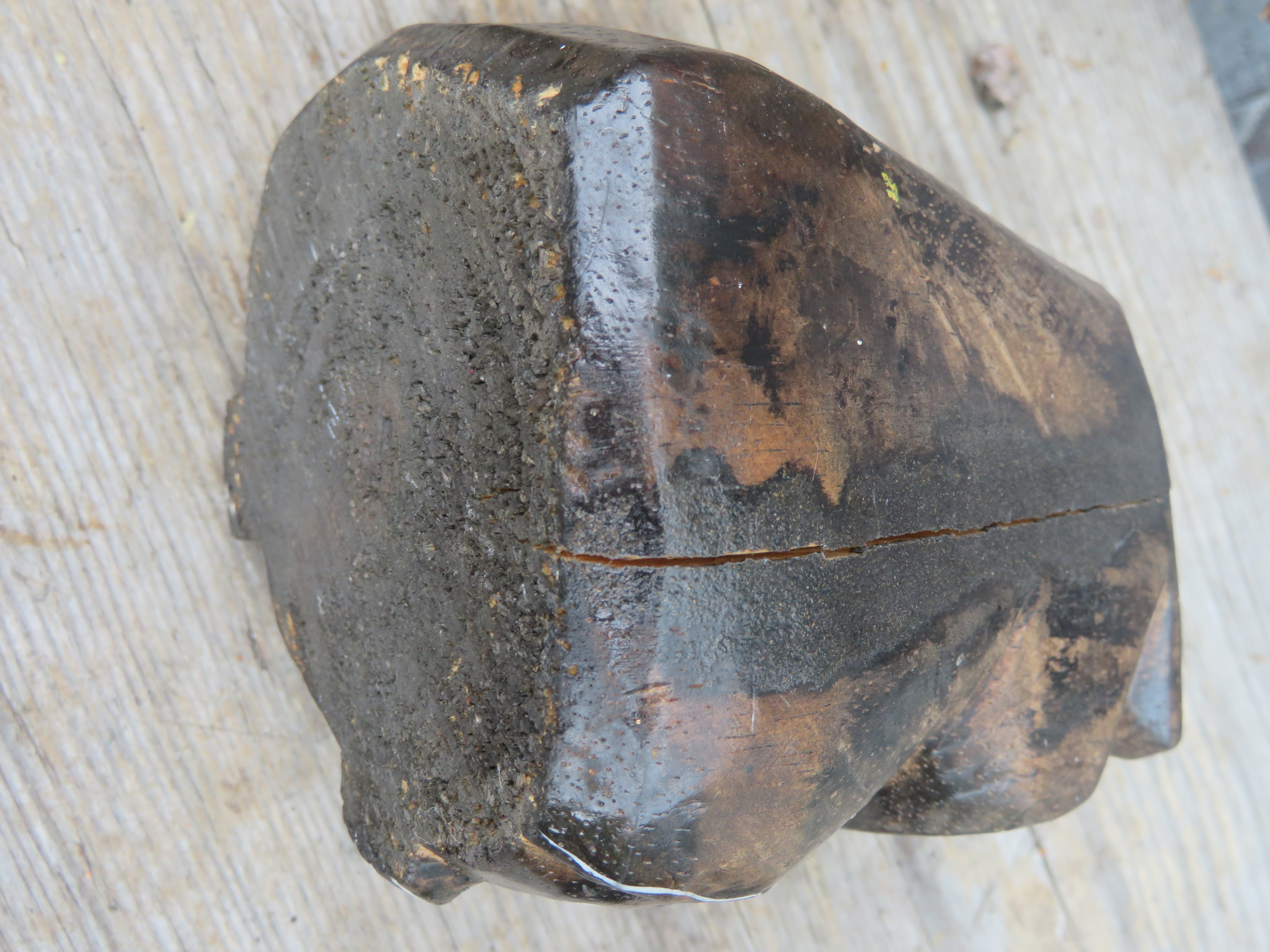 Vintage houten uil - Bali