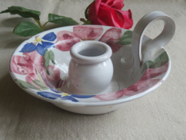Vintage terracotta blaker kandelaar - Judy Greene - Ierland