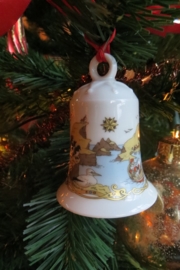 VERKOCHT Hutschenreuther porseleinen kerstklok / kerstbal uit 1989