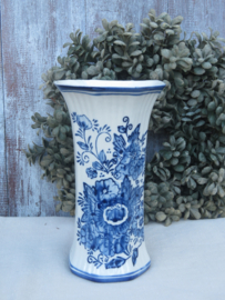 VERKOCHT Oude Delfts blauwe vaas bekervaas- 20cm