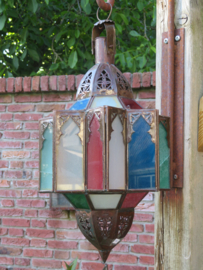 VERKOCHT Oude Marokkaanse lamp (artikelnr. 04)