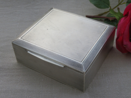 Oude zilveren tabaksdoos .835 (2e gehalte zilver)