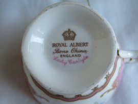 VERKOCHT Heren kop en schotel Royal Albert Lady Carlyle