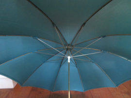 Vintage groene paraplu jaren '50