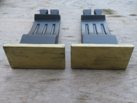 Antiek brocante houten wandconsole (prijs per stuk)