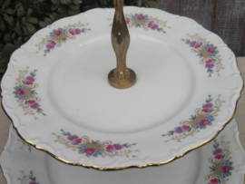 Vintage porseleinen etagere Seltmann Weiden Bavaria Theresia
