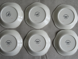 VERKOCHT Petit four schaaltjes Royal Worcester Spode Palissy - set van 6 stuks