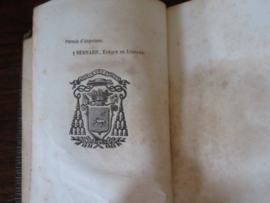 Antieke Franse Paroissien Complet uit 1851