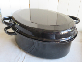 Ovale emaille braadpan - 35 cm
