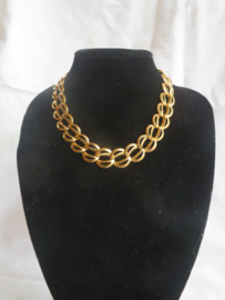 Vintage Napier goud choker halsketting