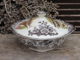 VERKOCHT Dekschaal Groenteschaal Palissy Game Series, Royal Worcester