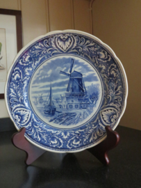 Vintage Delfts wandbord Royal Sphinx by Boch - 25 cm