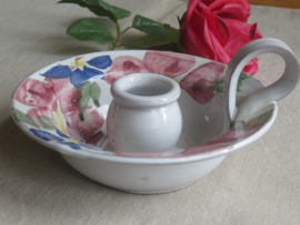 Vintage terracotta blaker kandelaar - Judy Greene - Ierland