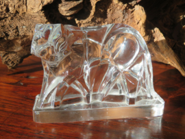 Glazen beeld van een tijger - Baccarat - Georges Chevalier