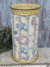 Antieke Franse metalen paraplubak - 48 cm hoog