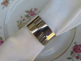 VERKOCHT Art Deco verzilverde servetring Georg Nilsson voor Gero - ca. 1930