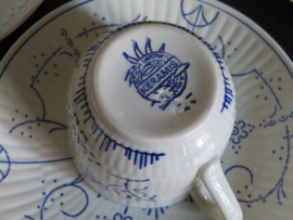 Koffiekop en schotel Boch La Louviere Copenhague Blau Saks