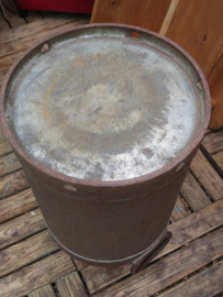 VERKOCHT Oude zinken melkbus uit 1969, ca. 30 liter