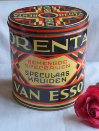 VERKOCHT Oud winkelblik Orenta speculaaskruiden , Art Deco, 1920-1935