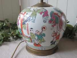 VERKOCHT Oude Chinese porseleinen lampvoet