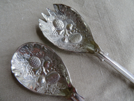 Verzilverd slacouvert slabestek King's Pattern Sheffield Silver Plate, 24 cm