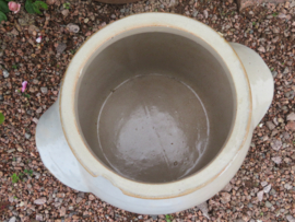 VERKOCHT Grote oude Franse grespot grijs - 27 cm hoog (artikelnr. 123)