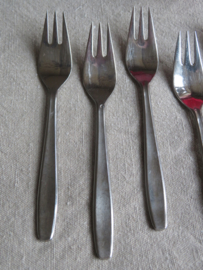 Oude Gero Zilmeta gebakvorkjes fruitvorkjes model 502 - set van 10