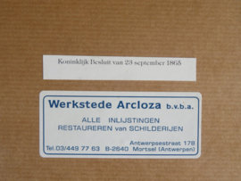 Antieke litho James Thiriar - Hoofdingenieur 1e klasse