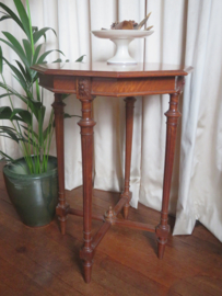 Antieke mahoniehouten bijzettafel plantentafel