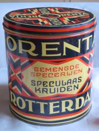 VERKOCHT Oud winkelblik Orenta speculaaskruiden , Art Deco, 1920-1935