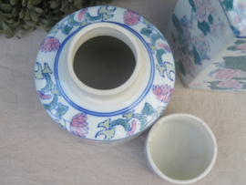 Vintage Chinese aardewerk gemberpot