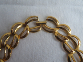 Vintage Napier goud choker halsketting