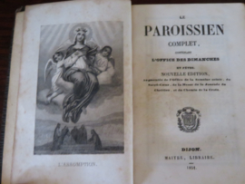 Antieke Franse Paroissien Complet uit 1851