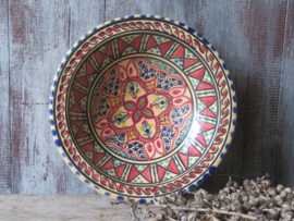 Oude Marokkaanse aardewerk schaal