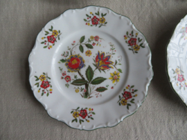 Oude porseleinen gebakborden dessertborden Seltmann Weiden - set van 6