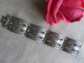 Oude zilveren armband 2e gehalte zilver