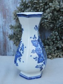 VERKOCHT Oude Delfts blauwe vaas - 20 cm